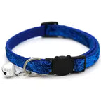 Adjustable Colorful Cat Collar with Bell for Pets